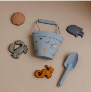 Classical Children Beach Bucket & Toys Set