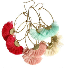 Load image into Gallery viewer, PARADISO - Caprioska Tassel Earrings
