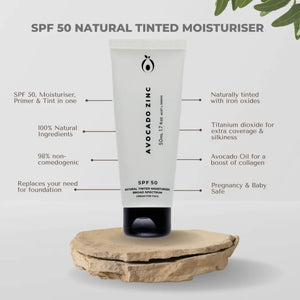 SPF 50 Natural Tinted Moisturiser