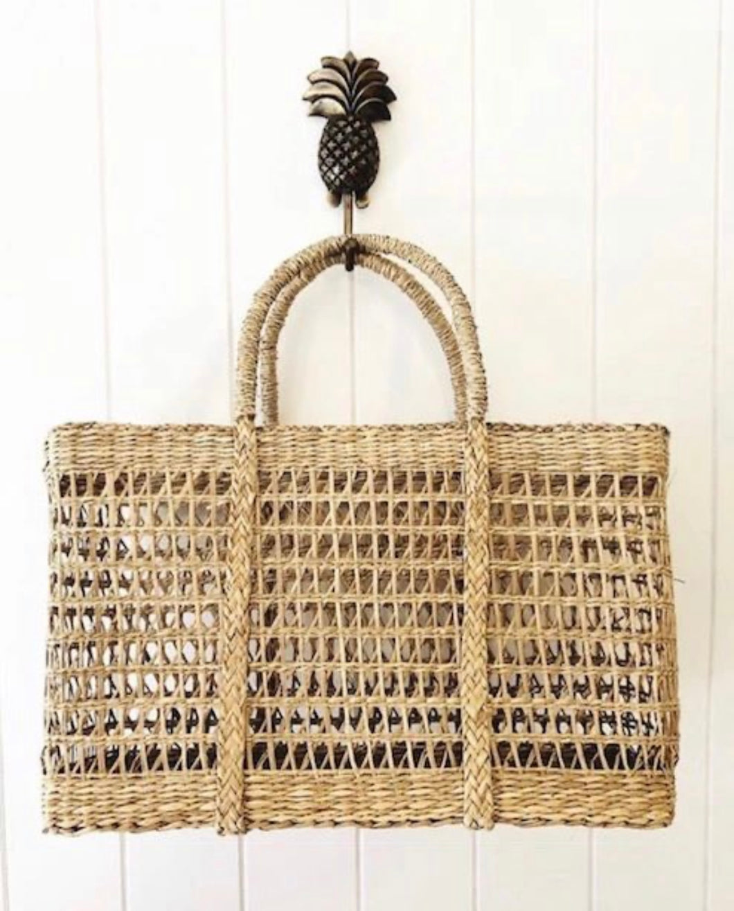 RETRO RECTANGLE BASKET BAG